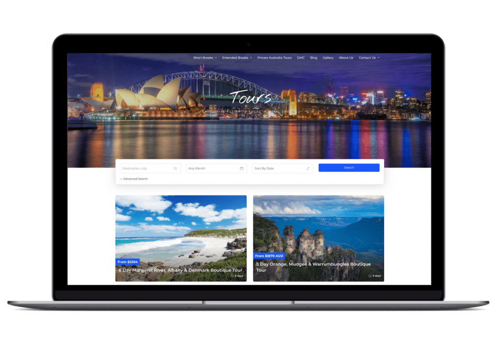 Mockup Via Travel Australia